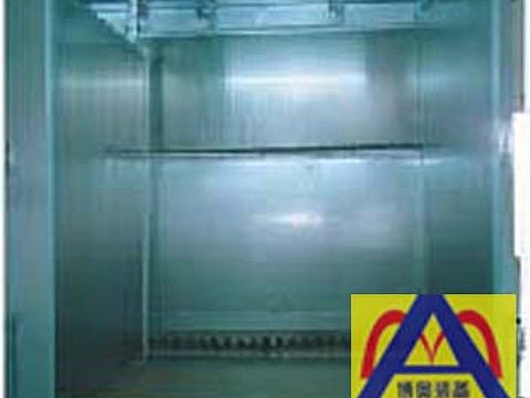 Water curtain spray booth